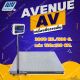 เครื่องชั่งตั้งพื้น ชั่งได้ 3000kg แท่น120x120cm ยี่ห้อ AVENUE รุ่น AV Series