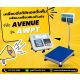 เครื่องชั่งตั้งพื้น พร้อมเครื่องพิมพ์ในตัว 30kg แท่น30x40cm AVENUE รุ่น AWPT 