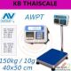 เครื่องชั่งตั้งพื้น พร้อมเครื่องพิมพ์ในตัว 150kg แท่น40x50cm AVENUE รุ่น AWPT