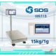 เครื่องพิมพ์สติกเกอร์ในตัว 15กิโลกรัม ยี่ห้อ SDS รุ่น IDS713