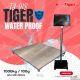 เครื่องชั่งตั้งพื้นขนาดใหญ่กันน้ำ 1ตัน TI-01S แท่นชั่ง120x120cm