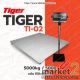 เครื่องชั่งตั้งพื้น 5000kg แท่นชั่งขนาดฐาน 150 x 150cm. Tiger รุ่น TI–02