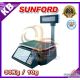 เครื่องชั่งแสดงคำนวณราคา 30kg SUNFORD รุ่น RLS-1100 พร้อม Build In Printer