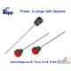 Vent screw and dipstrick, Vent screw with check valve and dipstrick