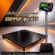 ตาชั่งตั้งพื้นขนาดใหญ่1ตัน แท่นชั่ง100x100cm ZEPPER A12-FW1010-1000