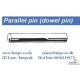 Taper pin, DIN1B, ISO2339B, ลิ่มเทเบอร์ เหล็ก, สแตนเสล  ขนาด 1-16 mm. Amecoil