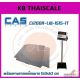 เครื่องชั่งวางพื้น1000kg CAS CI200A แท่นชั่ง150x150cm. ขนาดทางลาด150x63cm