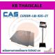 เครื่องชั่งวางพื้น1000kg CAS CI200 แท่นชั่ง120x120cm. ขนาดทางลาด120x63cm