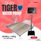เครื่องชั่งตั้งพื้นขนาดใหญ่กันน้ำ ตาชั่ง2ตัน แท่นชั่ง100x100cm Tiger TI-01S