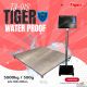 เครื่องชั่งตั้งพื้นขนาดใหญ่กันน้ำ5ตัน แท่นชั่ง100x100cm Tiger TI-01S