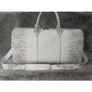 Genuine Belly Crocodile Leather Luggage Bag Travel Bag 