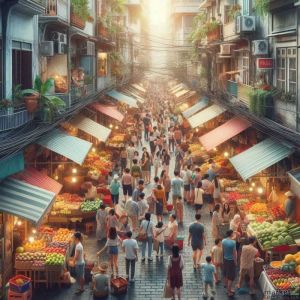 เปิดโอกาสทองสำหรับพ่อค้าแม่ค้า! ให้เช่าพื้นที่ทำเลดีหน้าตลาดเช้ากิตติ เซนหลุยส์
