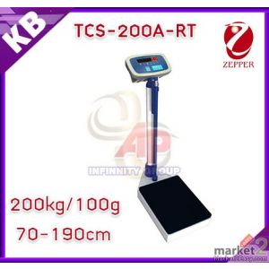 เครื่องชั่งพร้อมวัดส่วนสูง 200kg ส่วนสูง70 -190cm  ZEPPER รุ่น TCS-200A-RT