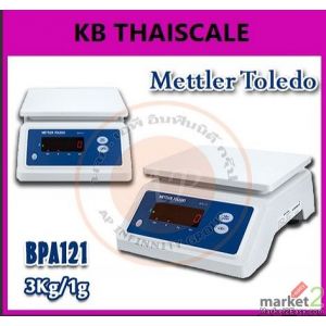 เครื่องชั่งกันน้ำ แบบตั้งโต๊ะ 3kg  รุ่น BPA121ยี่ห้อ Mettler Toledo  