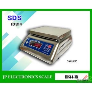 เครื่องชั่งกันน้ำ3kg ยี่ห้อ SDS รุ่น IDS14-3K