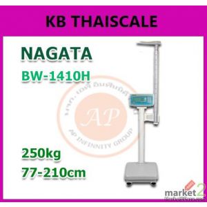 เครื่องชั่งพร้อมวัดส่วนสูง 250kg NAGATA รุ่น BW-1410H