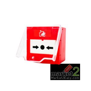 YA105 Resettable Manual Call Point With Clear Cover