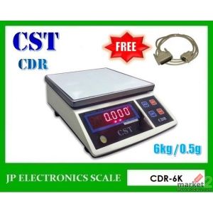 เครื่องชั่ง6kg*0.5g ยี่ห้อ CST รุ่น  CDR-6K