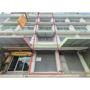 ตึก 4 ชั้น 1 คูหา ซอยวัดพระเงิน ถนนกาญจนาภิเษก บางใหญ่ ติดถนนเหมาะธุรกิจ 