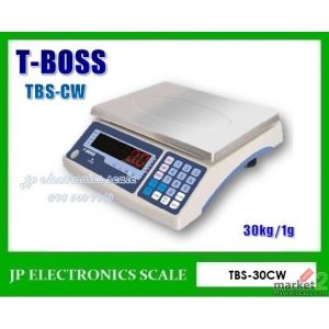 ตาชั่งดิจิตอล30kg ความละเอียด1g ยี่ห้อ T-BOSS รุ่น TBS-30CW
