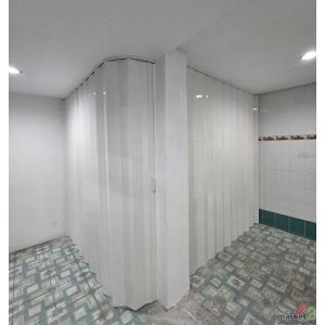 ฉากกั้นแอร์ กั้นห้อง สีขาว