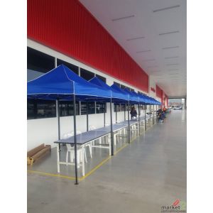 รับผลิตเต็นท์ผ้าใบเต็นท์พับพร้อมสกรีน ผลิตป้ายผ้าใบพร้อมสกรีนมีบริการเต็นท์เช่า