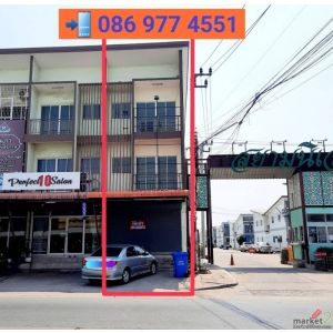 ให้เช่าถูกมาก!! ตึกแถวอาคารพาณิชย์ 3 ชั้น ติดถนนใหญ่ หน้าทางเข้า ม.สยามนิเวศน์ 3