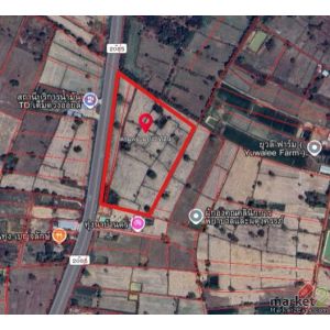 ขายที่ดิน 19ไร่ หน้ากว้าง 260 ม. ติดถนน 4 เลน  กลางอำเภอเบญจลักษ์ จ.ศรีสะเกษ