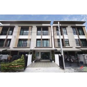 เฟอร์ครบ! ซ. กำนันแม้น MRT บางแค 1.44กม. ทาวน์เฮาส์หลังมุม 3 ชั้น 3 นอน กัลปพฤกษ