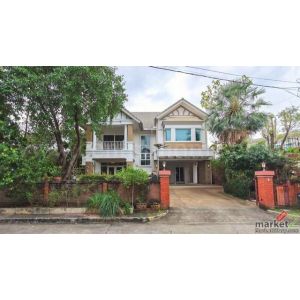 บ้านเดี่ยว ลัดดารมย์ ราชพฤกษ์ - รัตนาธิเบศร์ 2 โครงสร้างดี พร้อมเรือนรับรอง