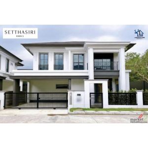 lN-075 ขายบ้านเดี่ยว 2 ชั้น มบ.เศรษฐสิริ พระราม5 เนื้อที่ 54.8 ตรว 4 นอน 4 น้ำ แ