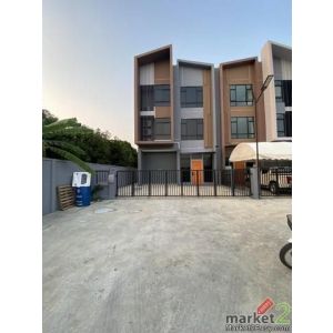 P2108 ขาย โฮมออฟฟิศ พร้อมโกดัง หลังมุม 91.4 ตร.ว. ย่านบางใหญ่ นนทบุรี ซอยกันตนา 