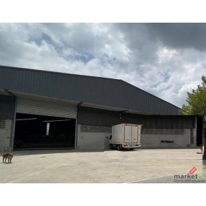 ให้เช่าโกดัง 1,450 ตารางเมตร  มิเตอร์ 3 เฟส 4 สาย 15/45A บางขนุน  อ.บางกรวย จ.นน