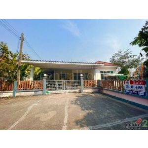 บ้านเดี่ยว 1 ชั้น เกษมสุข ลำลูกกา คลอง 7 หลังริม ราคาถูก