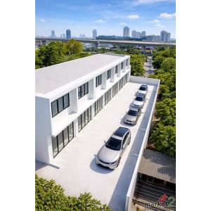 พื้นที่ใช้สอย 820 ตร.ม.โกดัง 2 ชั้น 6 คูหา BTS สุรศักดิ์ 300 ม. 4 นอน 4 น้ำ รีโน