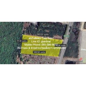 พื้นที่ดิน ที่ดิน สามร้อยยอด  5999999 THAI BAHT  พื้นที่ =  2570 ตร.วา ใกล้ หาดส