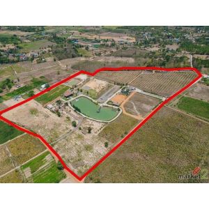 พื้นที่ดิน ที่ดิน หนองหญ้าปล้อง จ.เพชรบุรี ใกล้ โรงเรียนหนองหญ้าปล้องวิทยา 39000