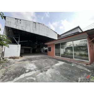 BR 1655 ให้เช่าโกดังพร้อมออฟฟิศชั้นเดียว 100 ตรว. นาคนิวาส 18 ลาดพร้าว 71 ทำเลดี