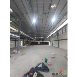 ให้เช่าโกดัง ติดถนน ซอย พุทธบูชา ที่ดิน 250 ตารางวา พื้นที่ใช้สอยรวม 1,870 ตรม ต