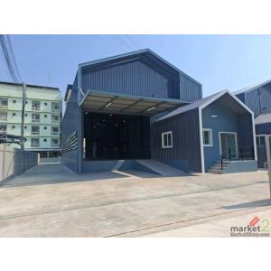  ให้เช่าโกดัง ขนาด 194 ตรว. 345 ตารางเมตร ผังสีม่วงเข้ม สามารถขอ รง.4 ได้ ต.คลอง