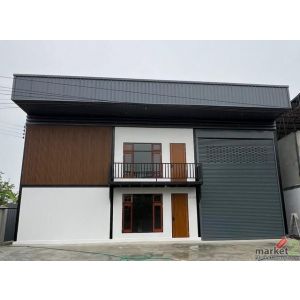 BR 1664 ให้เช่าโกดังพร้อมออฟฟิศ ริมถนนซอยธารทอง ตลาดเอซี ย่านลำลูกกา คลอง 4 พร้อ