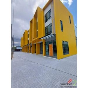 BR 1672 ให้เช่าโกดังและออฟฟิศ450 ตร.มสร้างใหม่ย่านบางใหญ่ นนทบุรี ซอยกัตนา บางม่