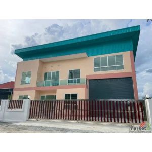 #ขายโรงงานใหม่ (พื้นที่สีม่วง) ทำเลทองอ้อมใหญ่-ไร่ขิง 1 ไร่ พร้อมใช้งานทันที!