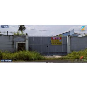 ขายด่วน โกดังพร้อมที่ดิน 600 วา ย่านประชาอุทิศ76 ใกล้วัดบัวผัน บางขุนเทียน ทำเลท