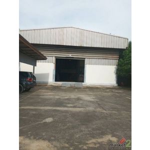 ให้เช่าโกดังพร้อมออฟฟิศ พื้นที่ 1,000 ตรม. ซอยจงสิริ บางพลี ใกล้สนามบินสุวรรณภูม