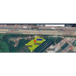 ขายที่ดินแปลงใหญ่  เนื้อที่รวม 4-2-63 ไร่  ท่าข้าม บางขุนเทียน  ติดริมถนนกาญจนาภ