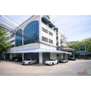 ทำเลอินทามระ MRTสุทธิสาร 490ม. 5คัน อาคาร 5 ชั้นให้เช่า 2 คูหา ห้องมุม ตลาดห้วยข