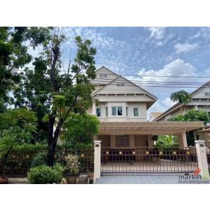 ขายบ้านเดี่ยว2ชั้นหลังมุม 100.5ตร.ว.หมู่บ้านพัฒนาการซอยพัฒนาการ30หน้าหมู่บ้านปัญ