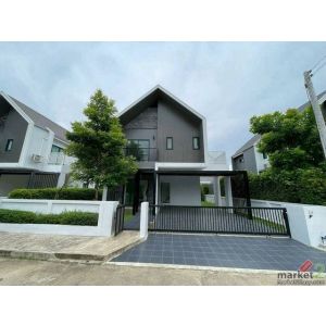 บ้านสวย 2 ชั้น สไตล์นอร์ดิก โปร่งโล่ง อยู่สบาย แม่โจ้