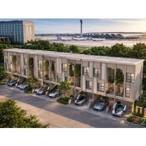 จอดรถ2-3คัน   สุวรรณภูมิ  ARL ลาดกระบัง 900 ม. รอยัลลาดกระบังกอล์ฟ  ทาวน์โฮม 3 ช